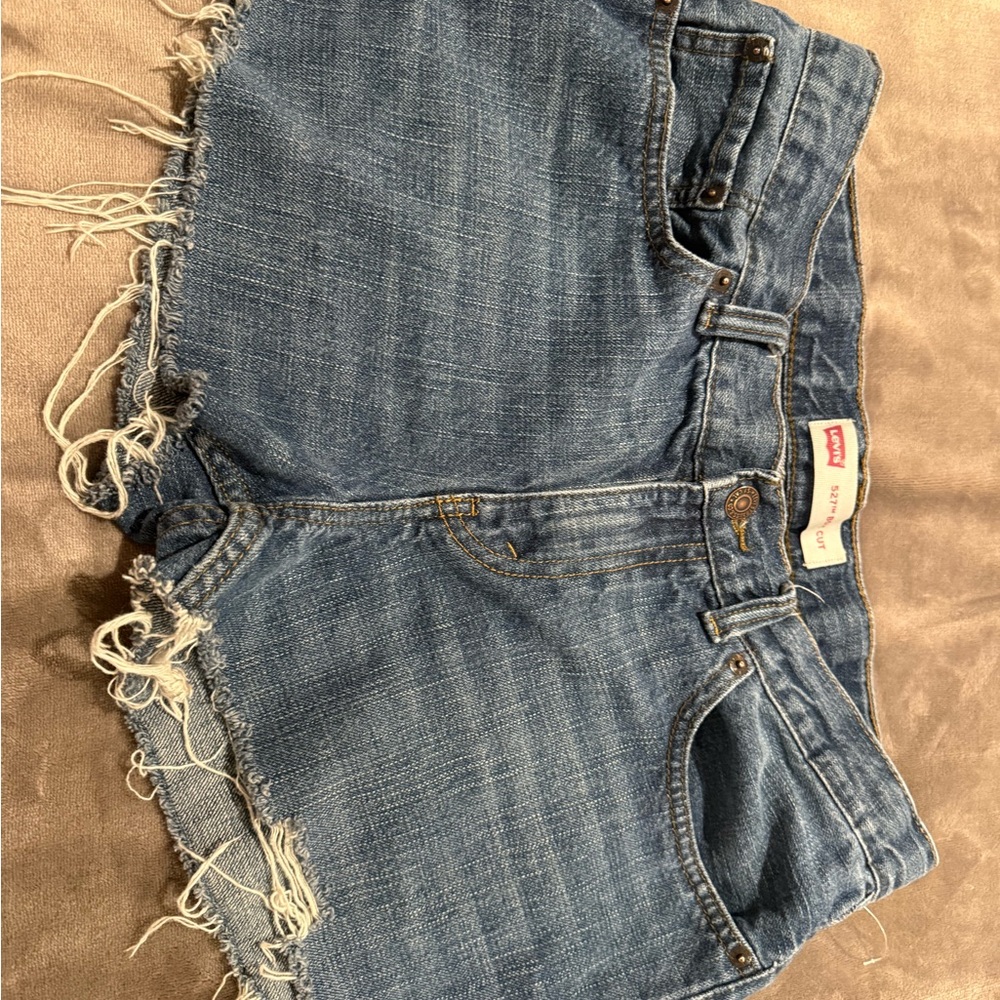 Levi's  Blue Jean Shorts - Picture 6 of 7